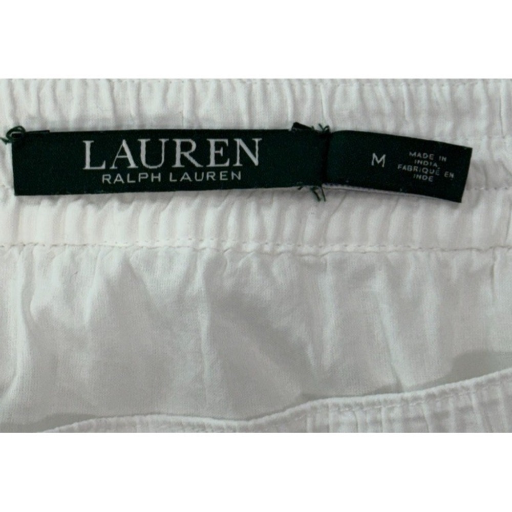 Lauren Ralph Lauren White Lace-Trim Spaghetti Strap Skirt - Picture 5 of 8